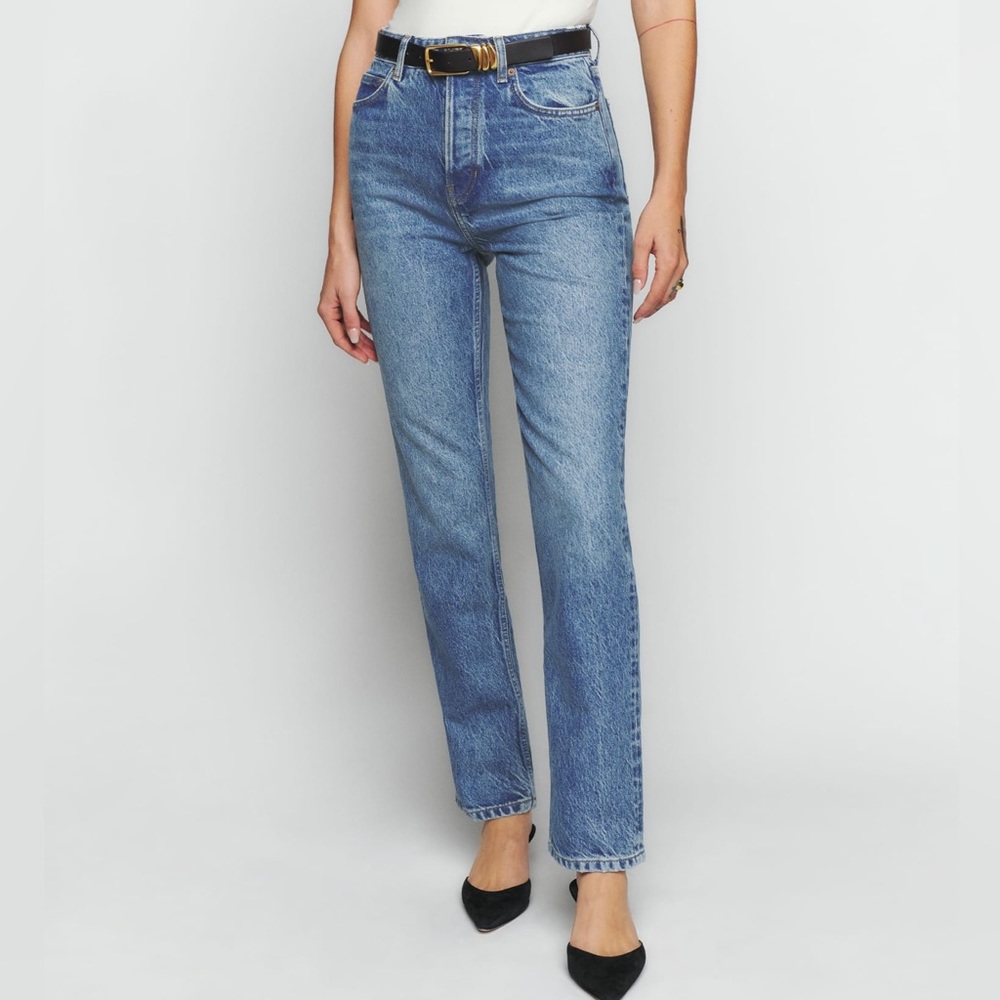 Reformation Cynthia High Rise Straight Jean